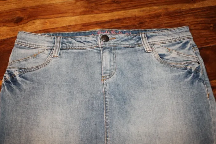 Jupe courte – Jeans Bleu clair – Cache/Cache - 42 - photo numéro 3