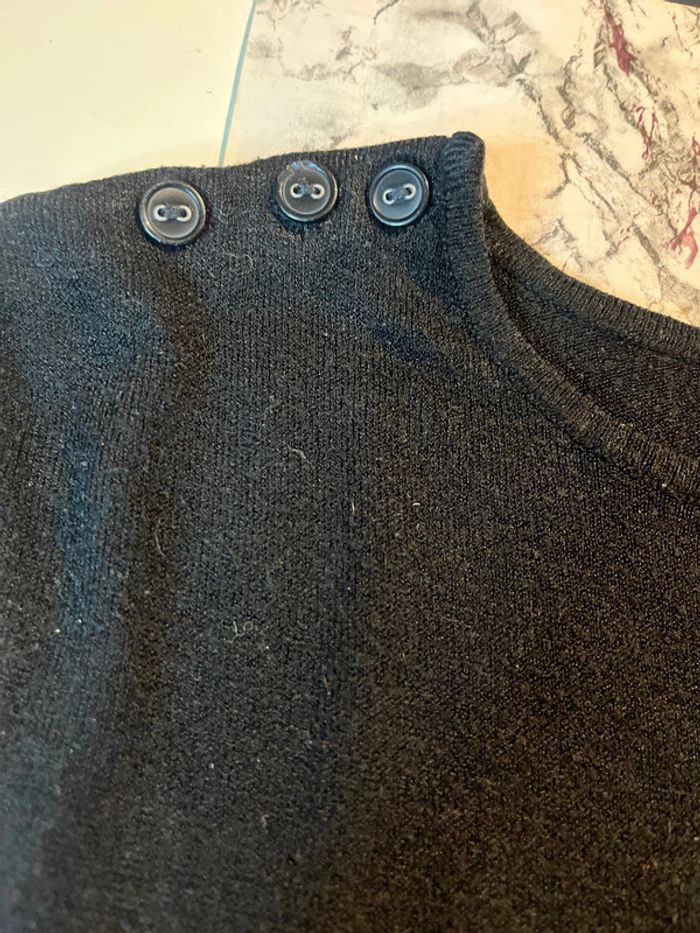 Robe rayé noir beige - photo numéro 4