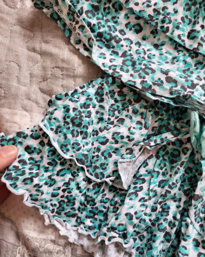 Ensemble bleue léopard 12 mois - photo numéro 2
