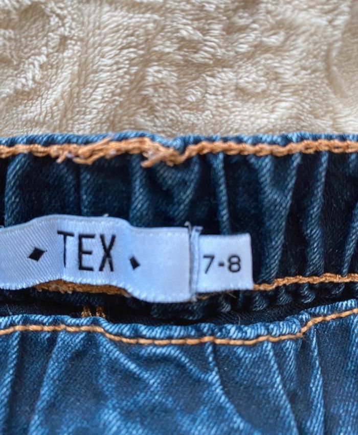 Jean skinny bleu de chez Tex taille 7-8 ans - photo numéro 3