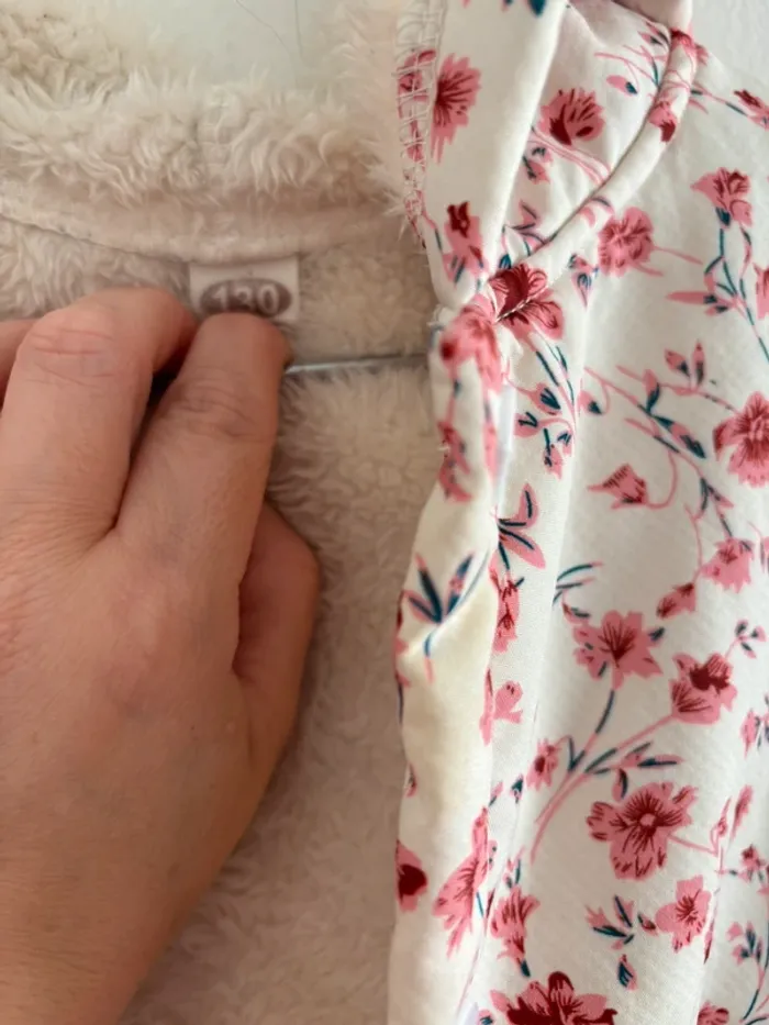 Veste fleurie polaire 6 ans - photo numéro 2