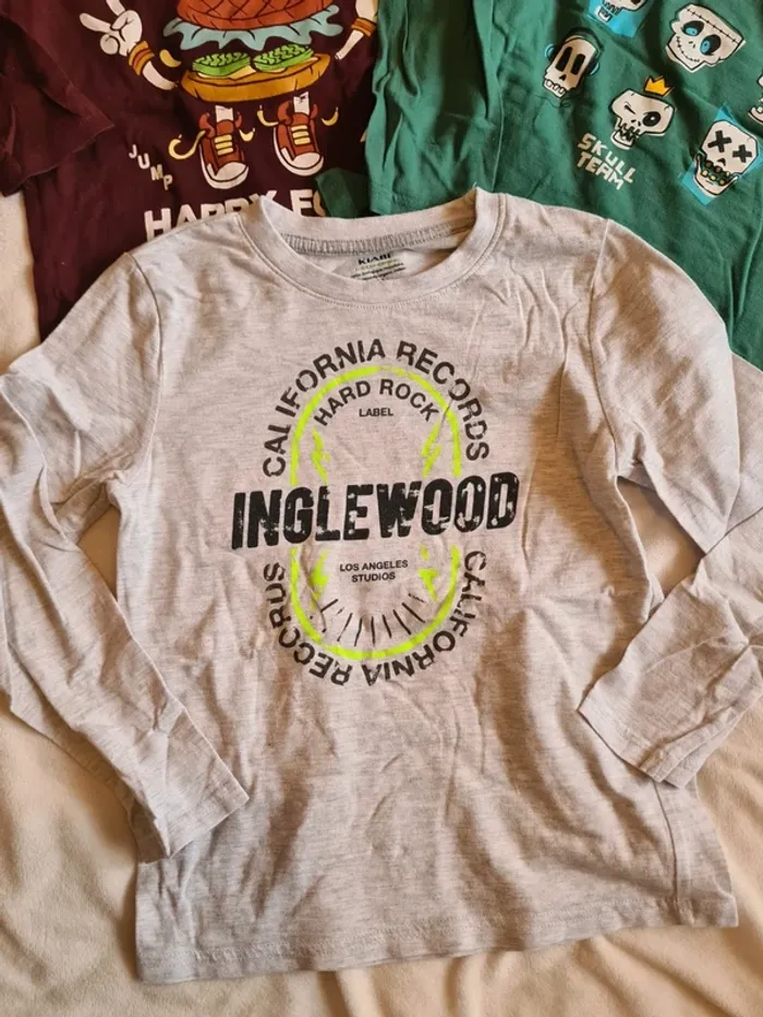Lot de 3 tee-shirt manches longues 6 ans - photo numéro 2