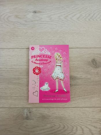 Livre Princesse Academy - Princesse Amélie et le sauvetage du petit phoque