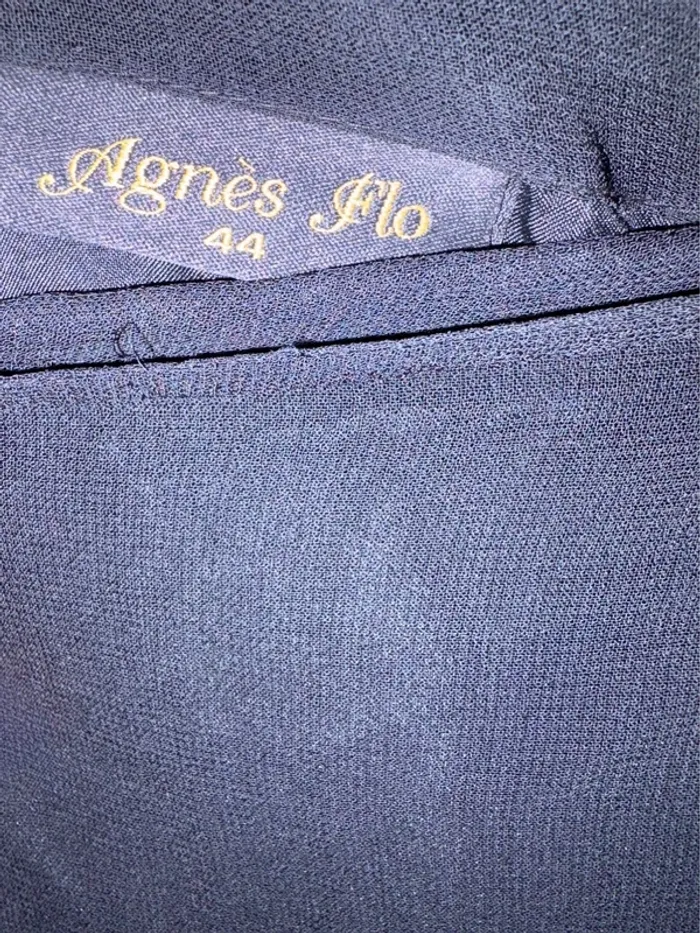 Jupe longue noir femme Agnès Flo taille 44 en très bon état - photo numéro 4