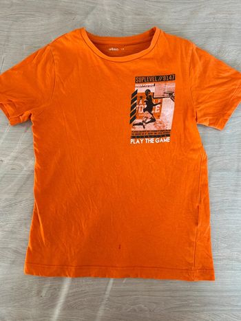 T-shirt manches courtes orange
