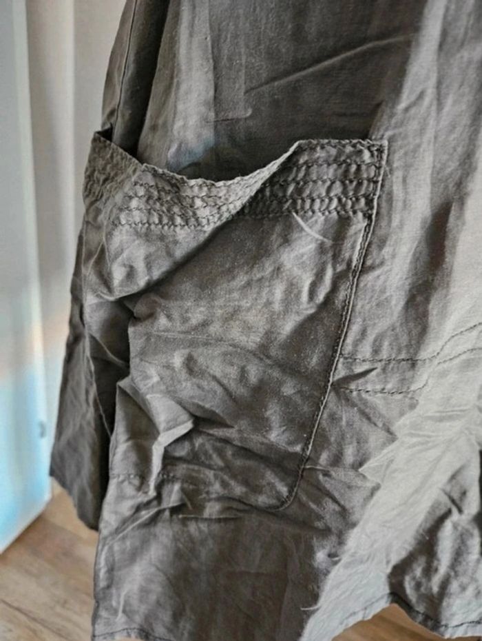 Robe d'été sans manche kaki Naf Naf taille 38 - photo numéro 4