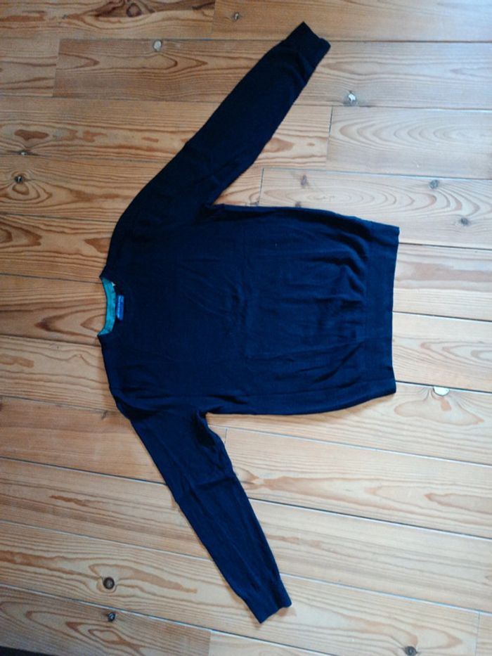 Magnifique pull jules bleu nuit taille M comme neuf - photo numéro 2
