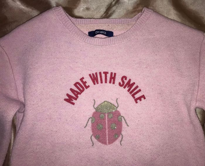 Pull épais fille Okaidi taille 4 ans - photo numéro 2
