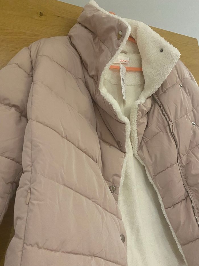 Veste d’hiver rose pale - photo numéro 3