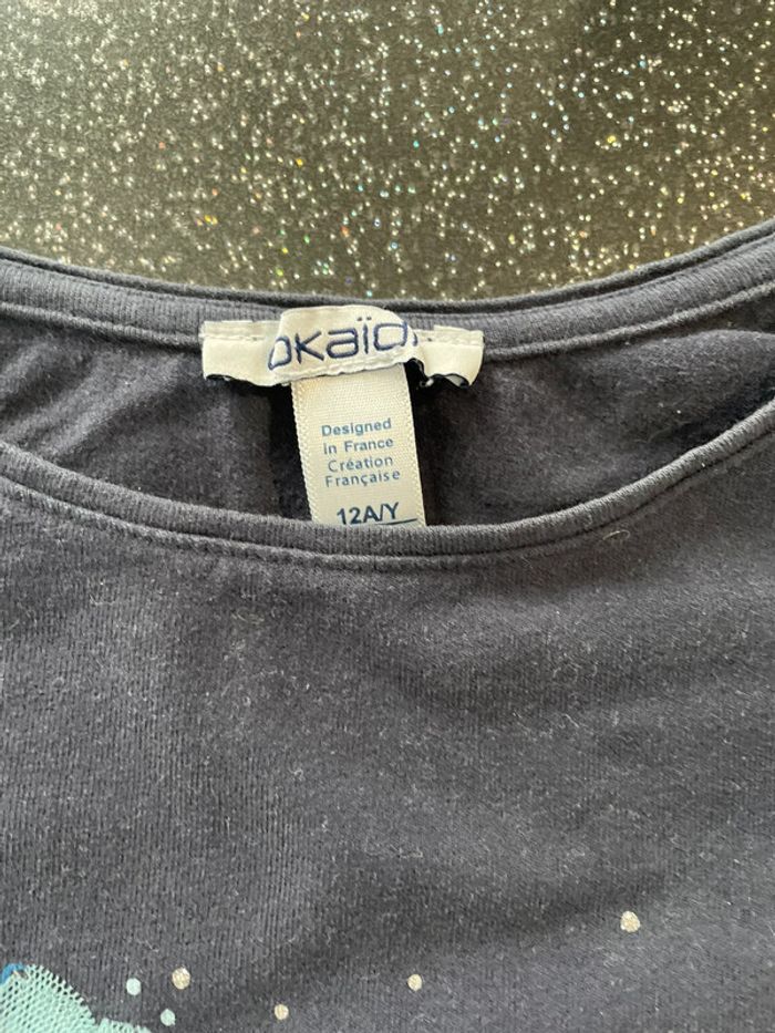 Okaidi - T-shirt manche longues fille 12 ans - photo numéro 2
