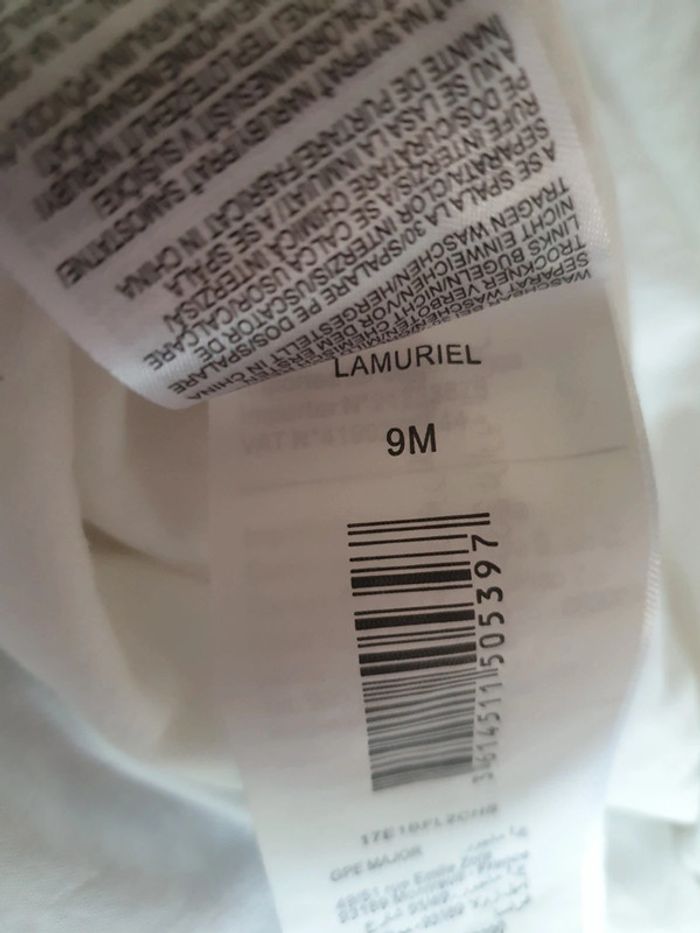 Robe blanche et sa culotté 9 mois - photo numéro 6