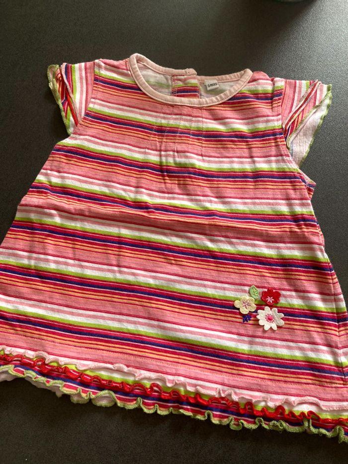 Lot ensemble robe vêtement bébé fille 3 mois été - photo numéro 8