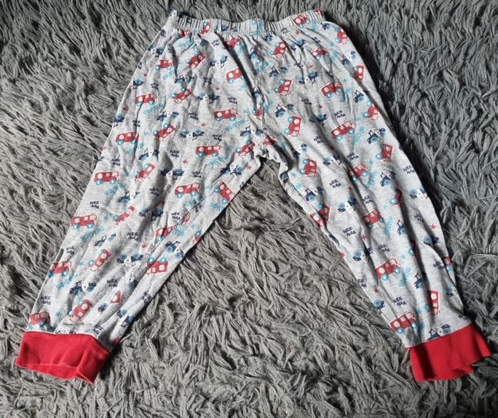 Ensemble pyjama motifs camions pompiers et polices 4ans - photo numéro 7