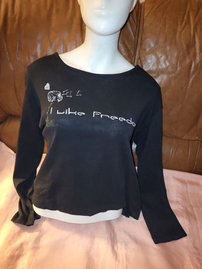 marinière noir I LIKE FREEDOM