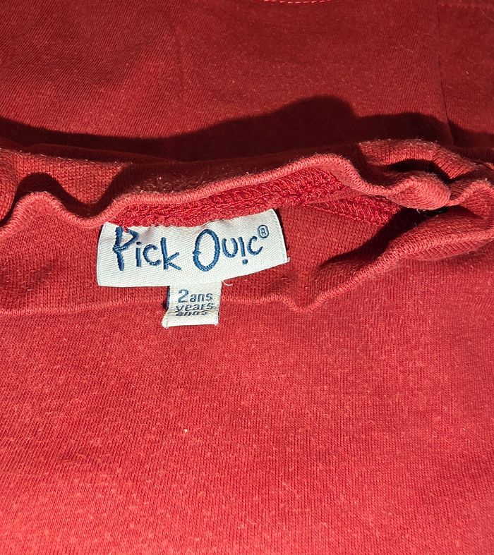Sous pull rouge 2 ans - photo numéro 3
