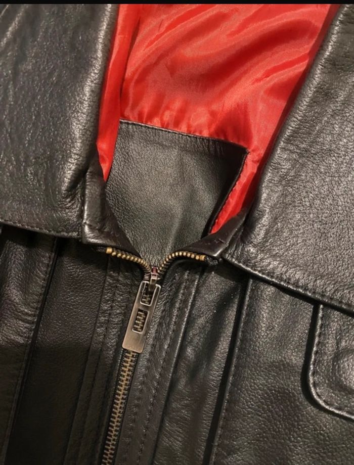Veste en cuir vintage 38 - photo numéro 3