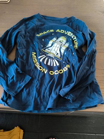 T-shirt manches longues espace fusée