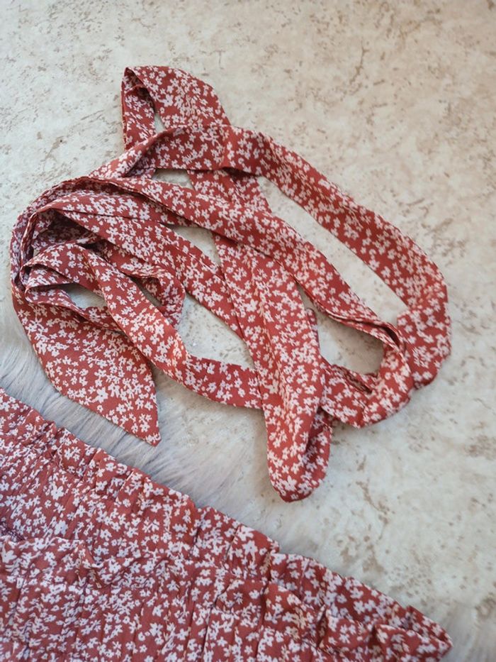 Superbe pantalon fluide fleuris Emery Rose taille XL - photo numéro 4