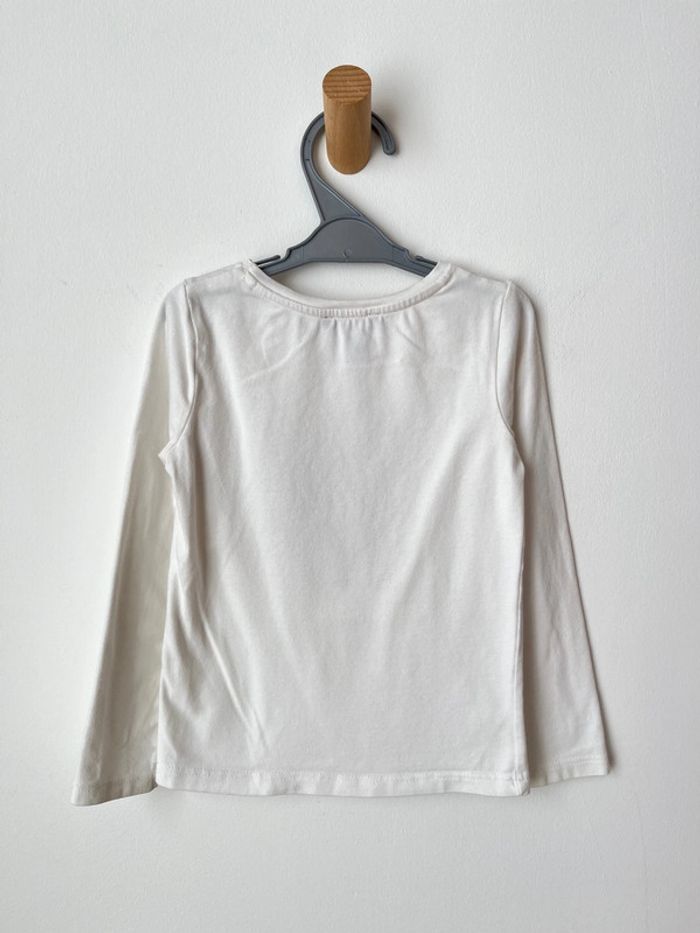 LOT de 3 T-shirts à manches longues stretch - Okaïdi fille 3 ans - photo numéro 9