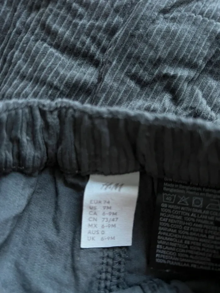 Ensemble Velours H&M 9 mois - photo numéro 3