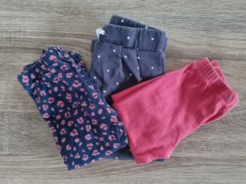 Lot de 3 leggings pantalon de survêtement