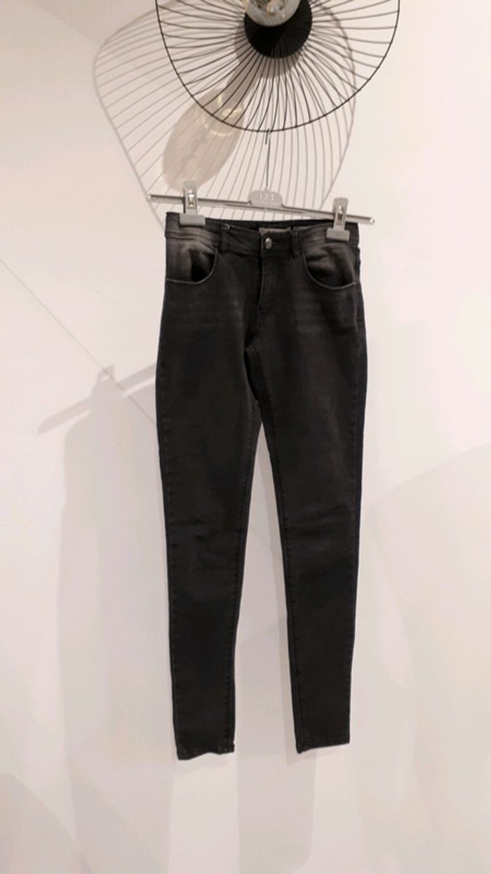 Jeans skinny gris