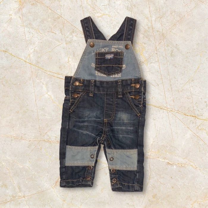 Salopette en jean bleu pantalon bébé garçon 3 mois 60 cm Creeks