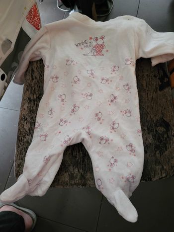 Pyjamavelours mini malice 3 mois