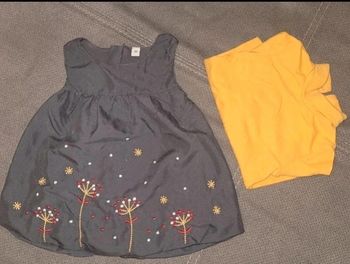 Ensemble robe et sous-pull 3mois