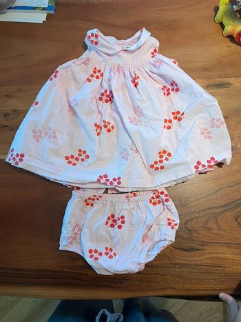 Robe + bloomer jacadi paris 12 mois