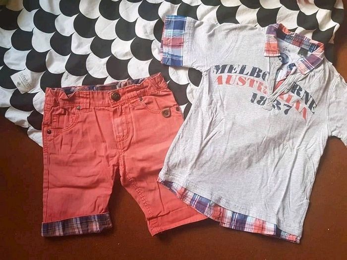 Lot estival 2 pièces garçon 6 ans catimini zara