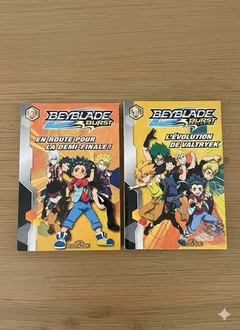 2 livres Beyblade Tome 1 et 3