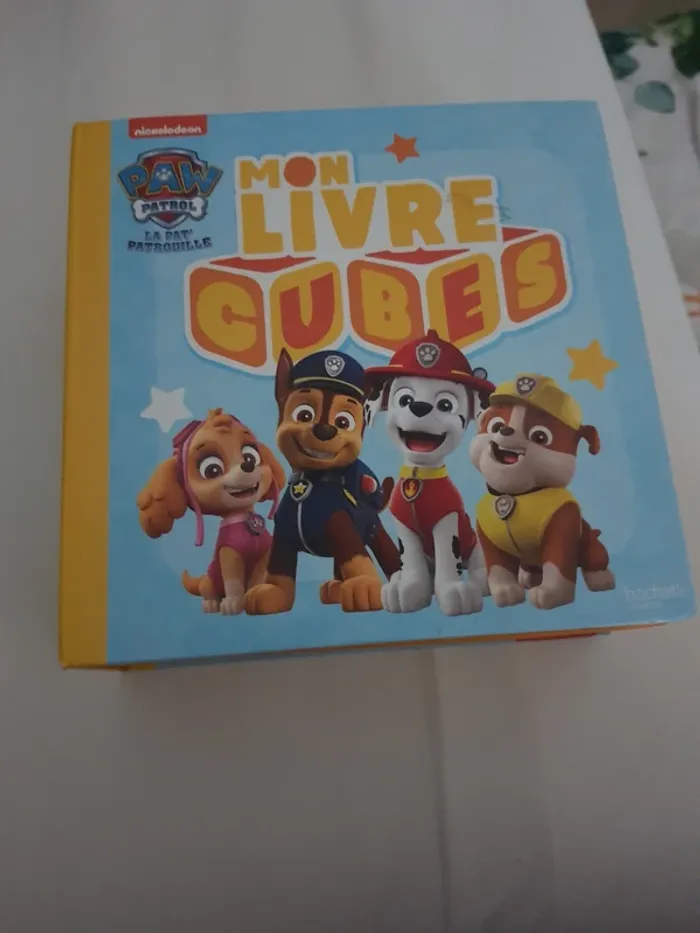 Livre cube Pat Patrouille