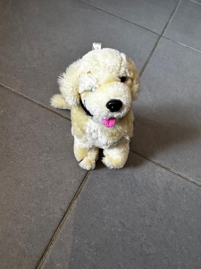 Peluche / Doudou - Chien - Sandy - Amigo - Beige, crème