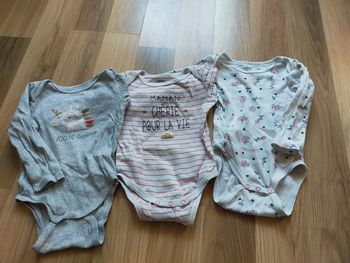 Lot bodies manches longues