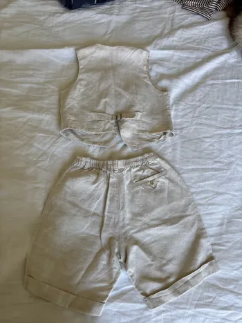 Costume enfant short et gilet