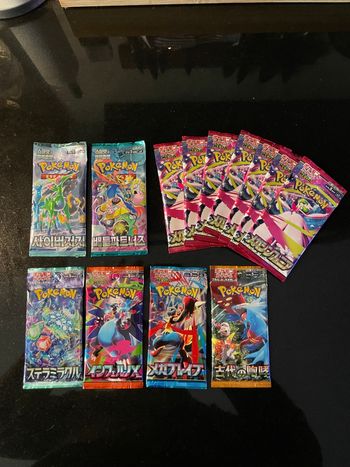 Lot de 13 boosters scellé de carte Pokémon japonais