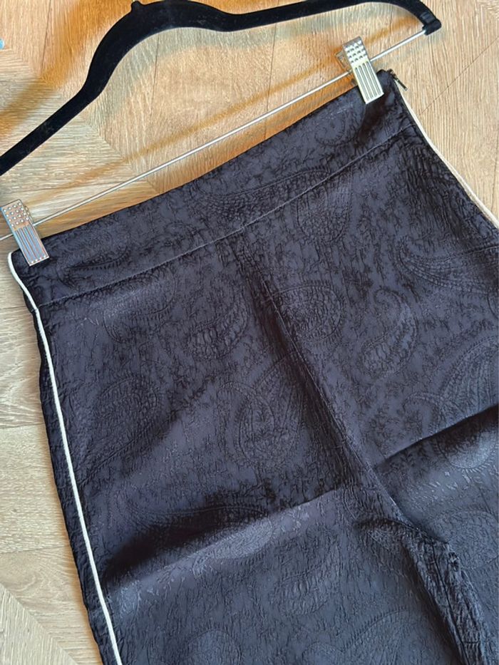 Pantalon large motif cachemire Maje – Taille 34 - photo numéro 3