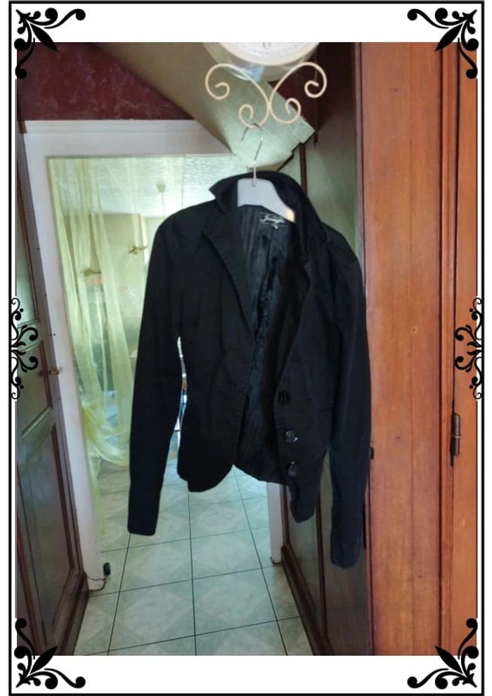 Veste blazer noire Jennyfer taille S/36 - photo numéro 3
