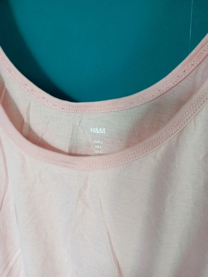 Robe d'été en coton rose saumon - photo numéro 2