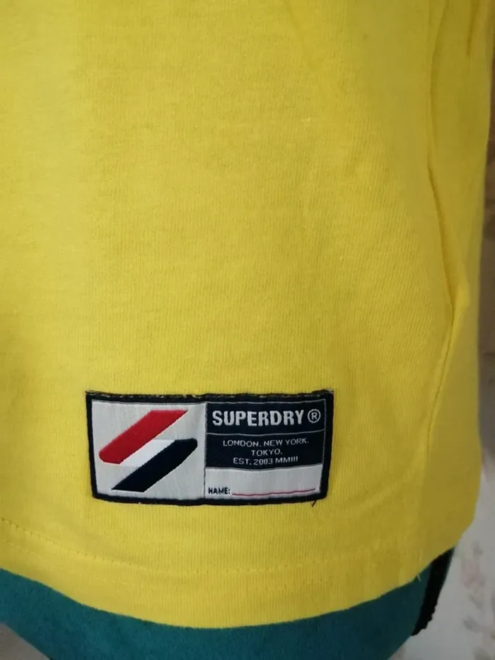 Tee-shirt jaune écriture et logo superdry / superdry / (M) - photo numéro 2