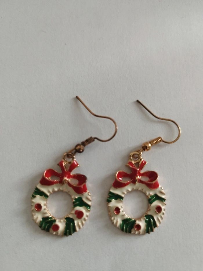 Boucles d'oreilles Noël