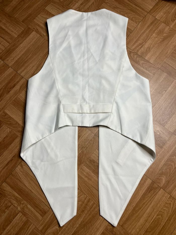 Veste sans manches blanche vintage Phard - photo numéro 4