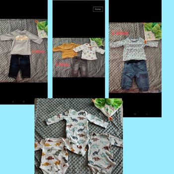 Lot de 10 vêtements bébé garçon