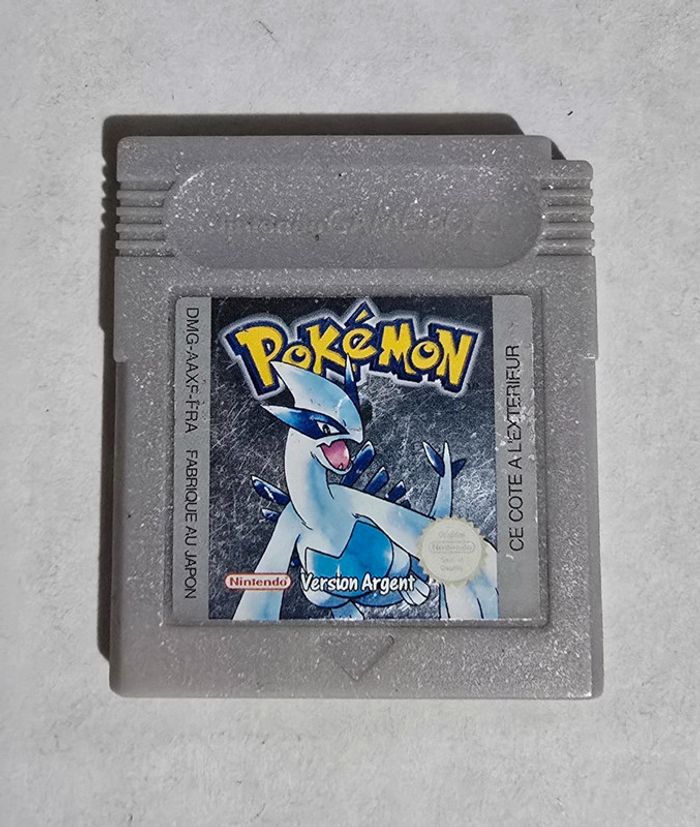 Jeu Nintendo gameboy pokemon version argent