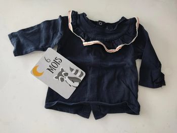 Tee shirt manches longues taille 6 mois
