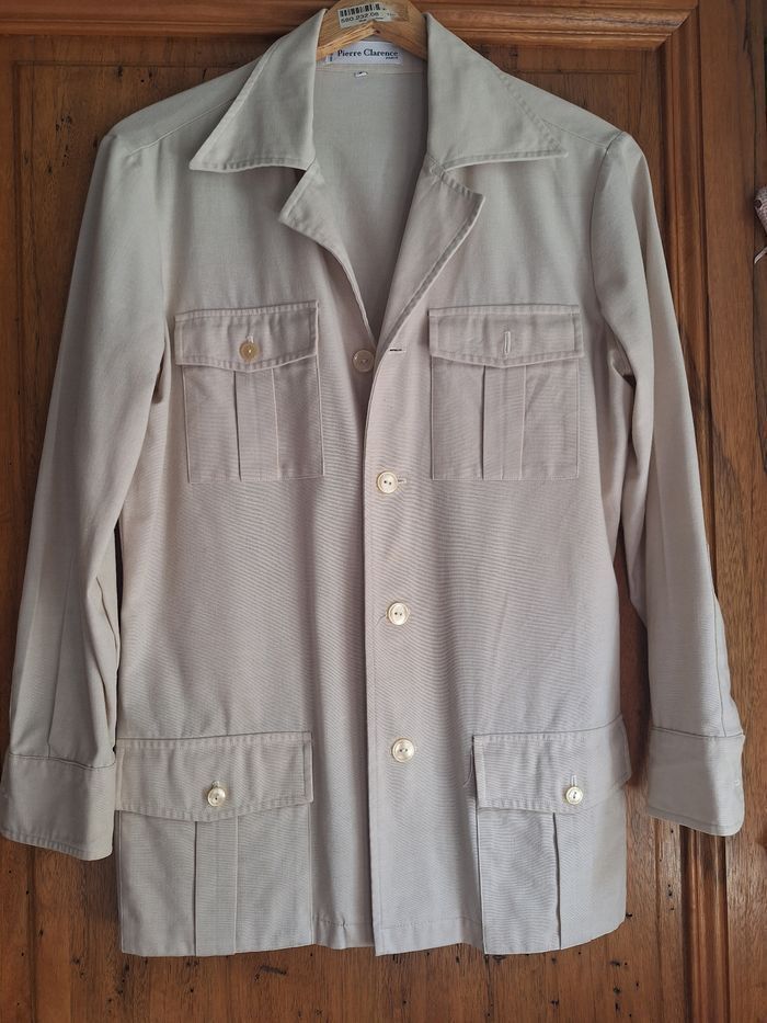 Veste style saharienne vintage Pierre Clarence - photo numéro 8