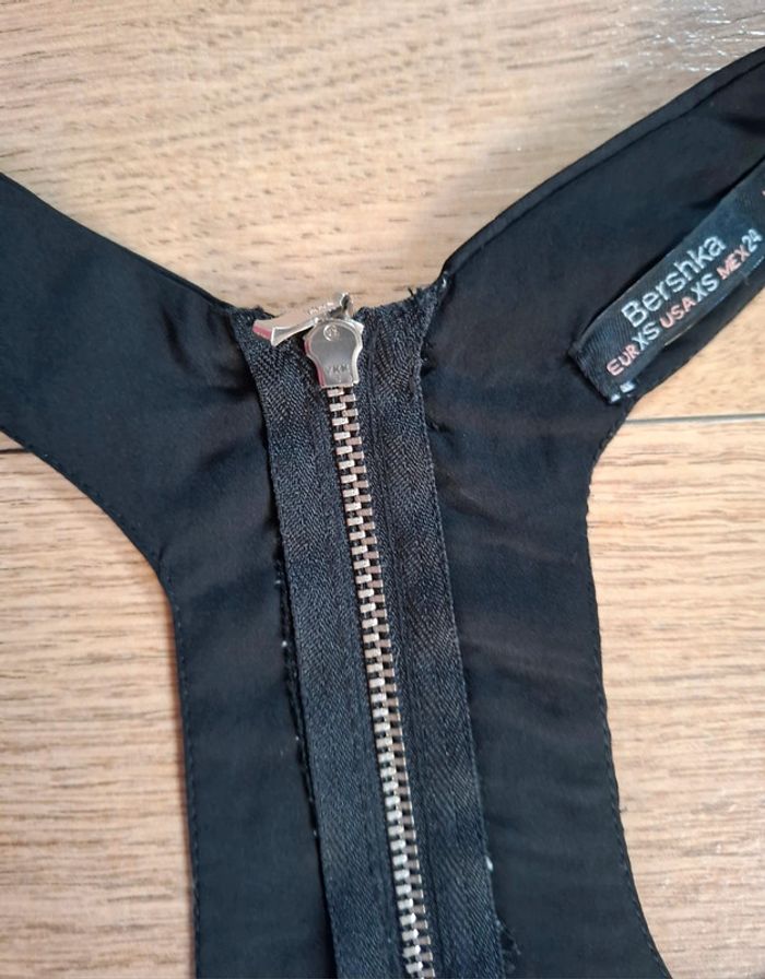 Débardeur bershka gris chiné taille xs - photo numéro 4