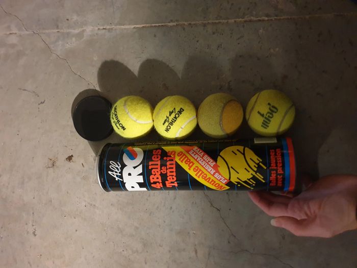 Balles neuves tennis