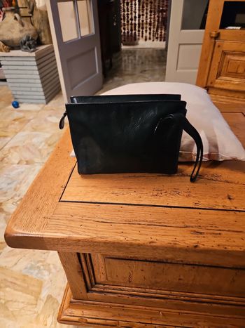 #pochette cuir